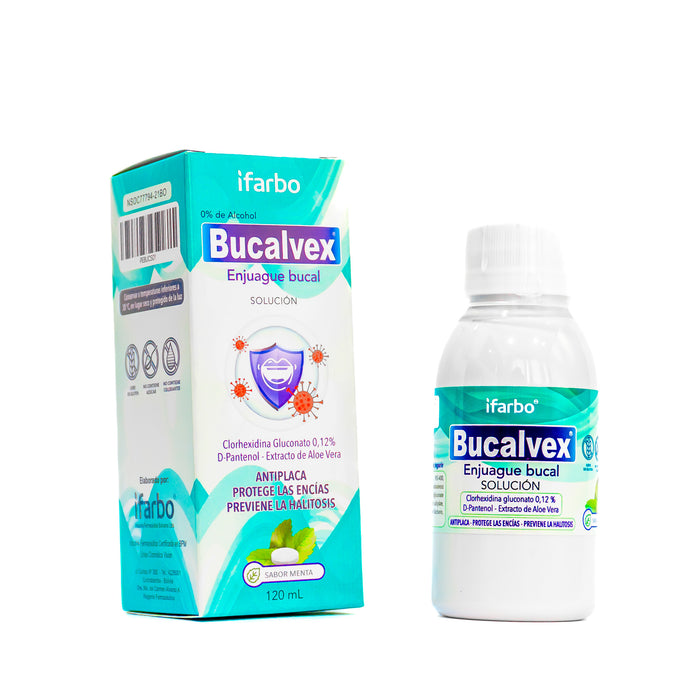 Enjuague Bucal Bucalvex Clorhexidina X 120ml