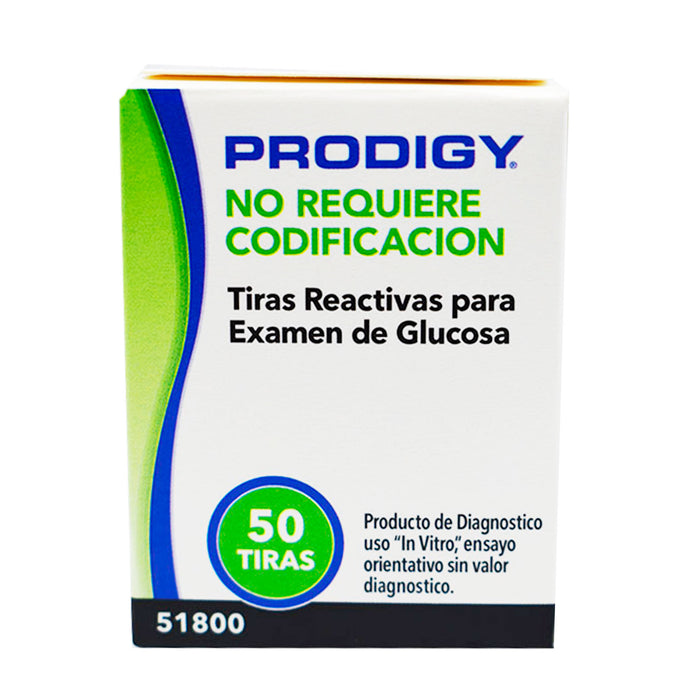 Cinta Prodigy Frasco X 50 Tiras Glicemia