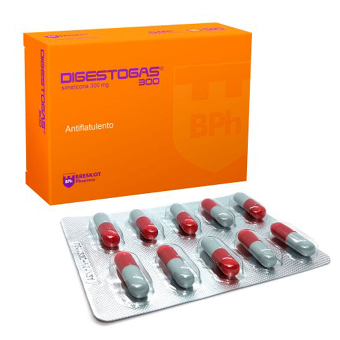 Digestogas 300Mg Simeticona X Capsula
