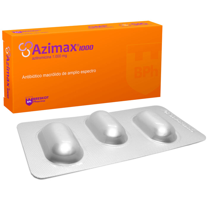 Azimax Azitromicina 1g X Tableta