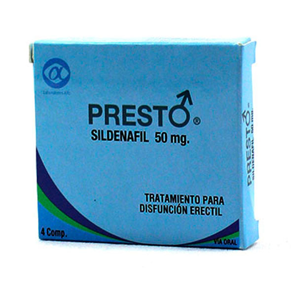 Presto Sildenafil Citrato 50Mg X Tableta