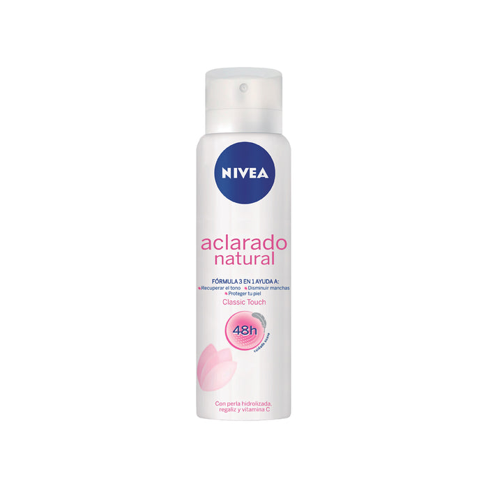 Nivea Aerosol Aclarado Natural Classic Touch X 150ml