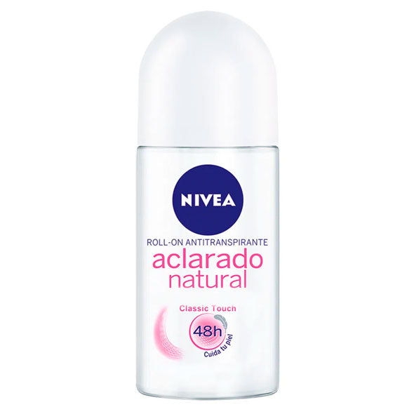 Desodorante Nivea Roll On Aclarado Natural Classic Touch X 50Ml