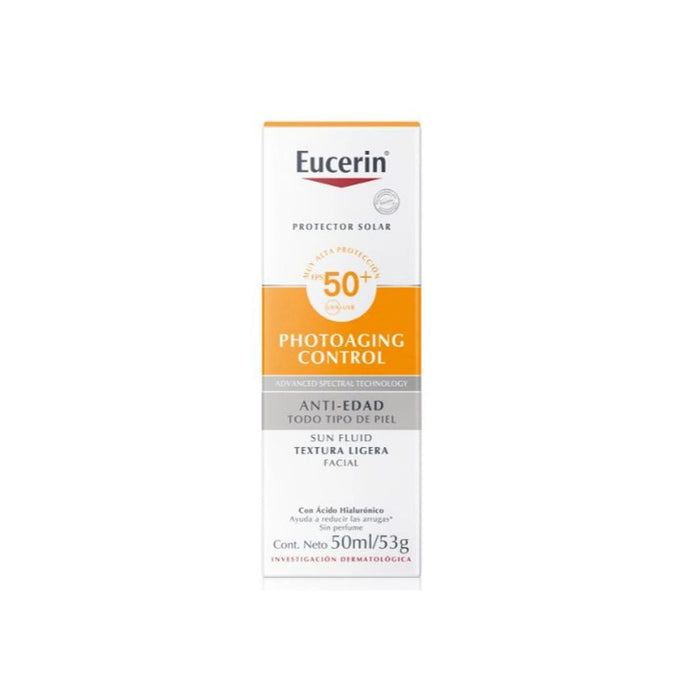 Eucerin Sun Fluid Fps 50 Anti Edad Facial X 50ml