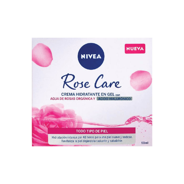 Crema Hidratante Nivea Cuidado de Rosas X 50ml