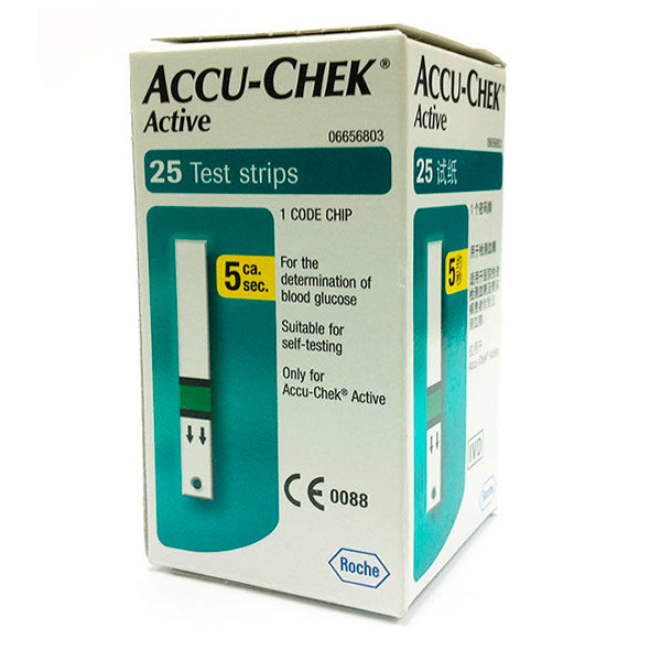 Cinta Accu-Chek Active Gluco X 25 Tiras