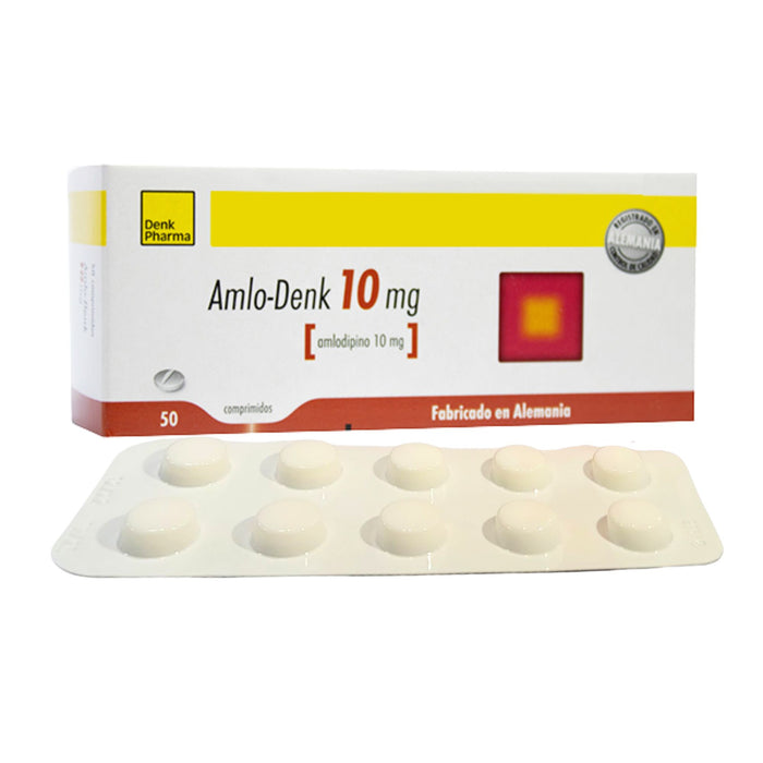 Amlo-Denk 10Mg X 50 Comp Amlodipino