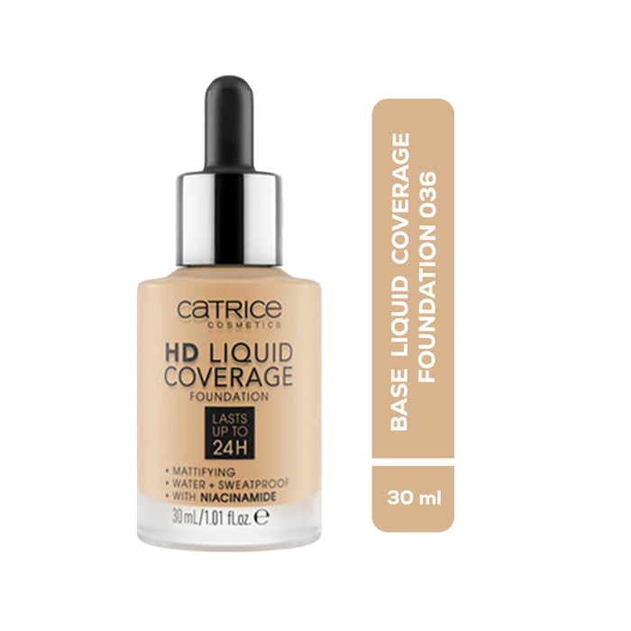 Base de Maquillaje Catrice Hd Liquid Coverage 036