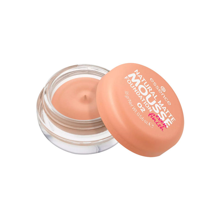 Base Essence Natural Matte Mousse Fundation Tono 02