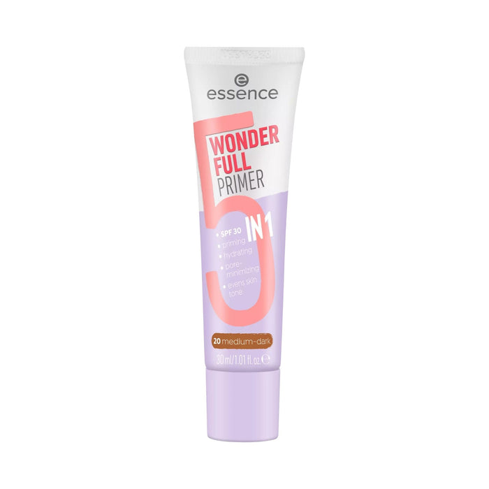 Primer Essence Wonder Full 5 In 1 20 Medium Dark  X 30ml