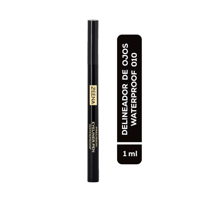 Delineador De Ojos Precisión Waterproof Zeena 010
