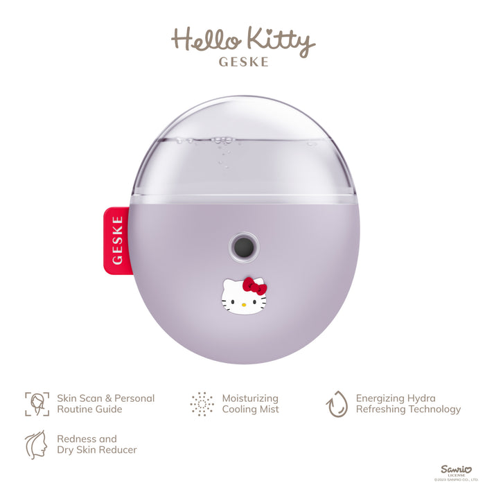 Vaporizador Facial Geske Hello Kitty 4 En 1 Púrpura