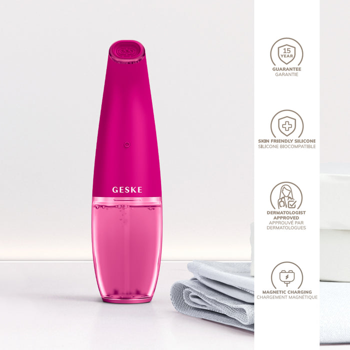 Limpiador Facial Geske Aqua-Stream 8 En 1 Magenta