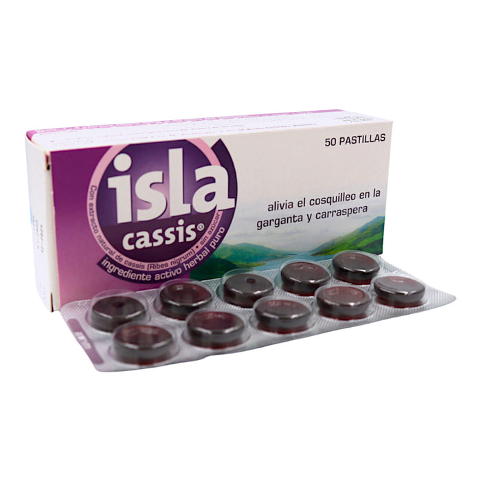 Isla Cassis Musgo de Islandia 80mg X Pastilla