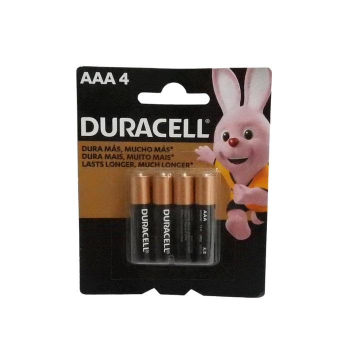 Duracell Aaa Pila Alcalina X 4 Unidades
