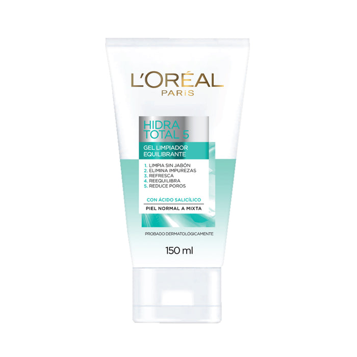 Crema Matificante + Gel Limpiador L'oreal Pack Hidra-Total 5