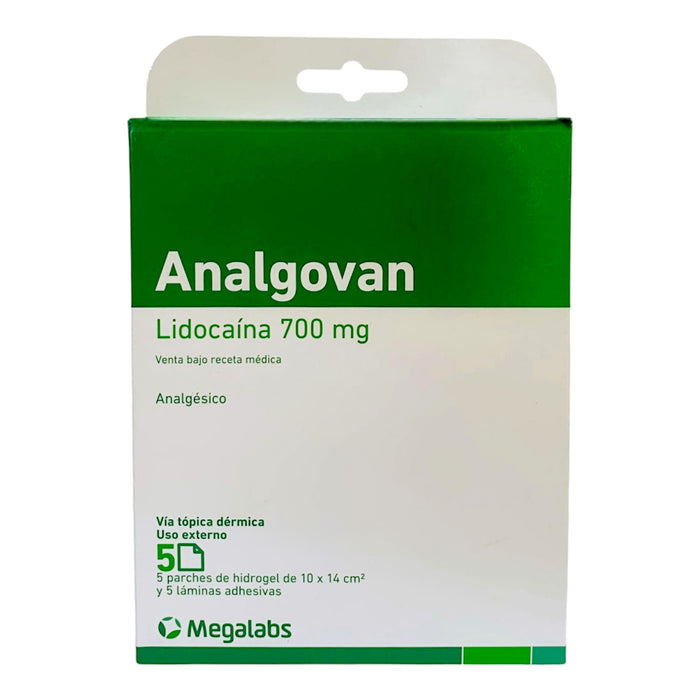Analgovan 700Mg Lidocaina X Parche