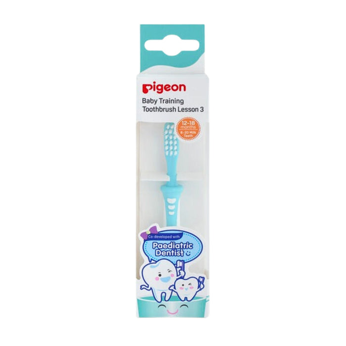 Cepillo Dental Pigeon Lección 3 Color Verde X Unidad
