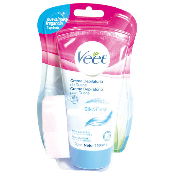 Veet Crema Depiladora Para Ducha Piel Sensible X 150ml