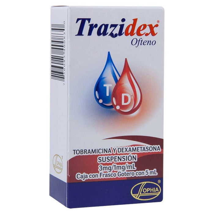 Trazidex Ofteno Colirio X 5ml Tobramicina Dexameta