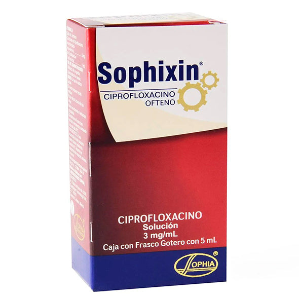 Sophixin Ofteno 0.3% Colirio X 5ml Ciprofloxina