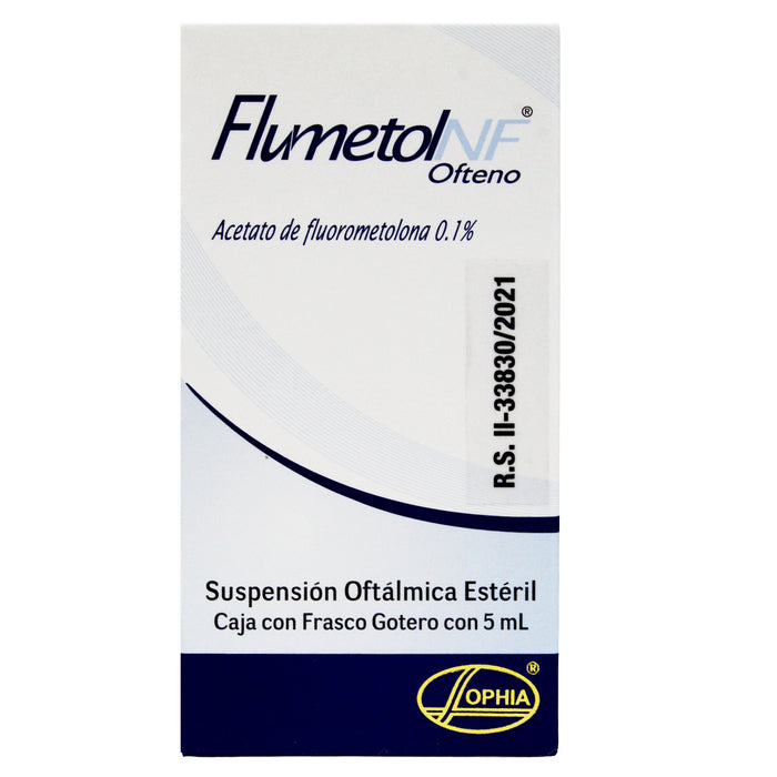 Flumetol Nf Ofteno 0.1% Colirio X 5ml Fluorometalo