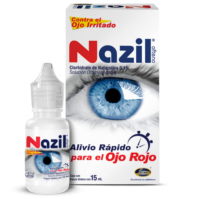 Nazil Ofteno 0.1% Colirio X 15ml Nafazolina
