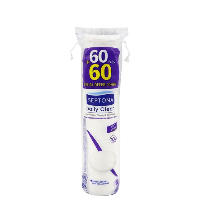 Discos de Algodón Septona Daily Clean X 120 Unidades