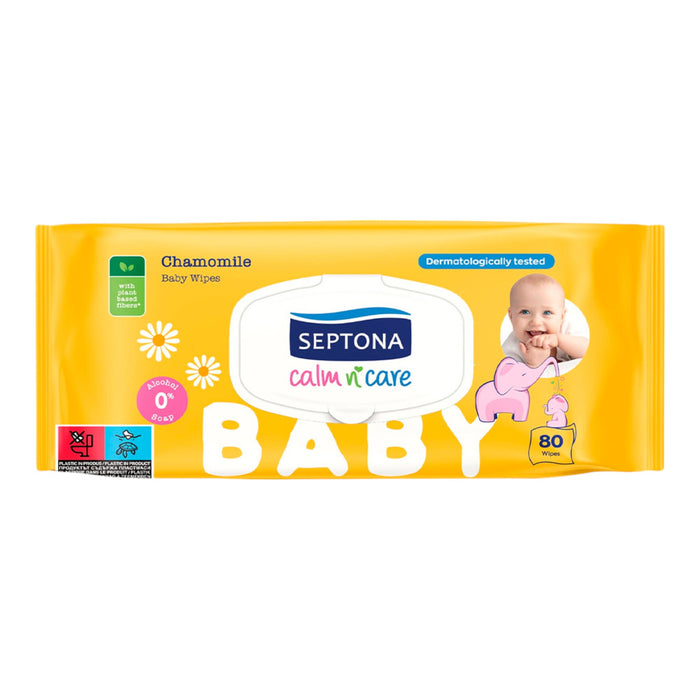 Toallitas Húmedas Septona Baby Manzanilla X 80 Unidades