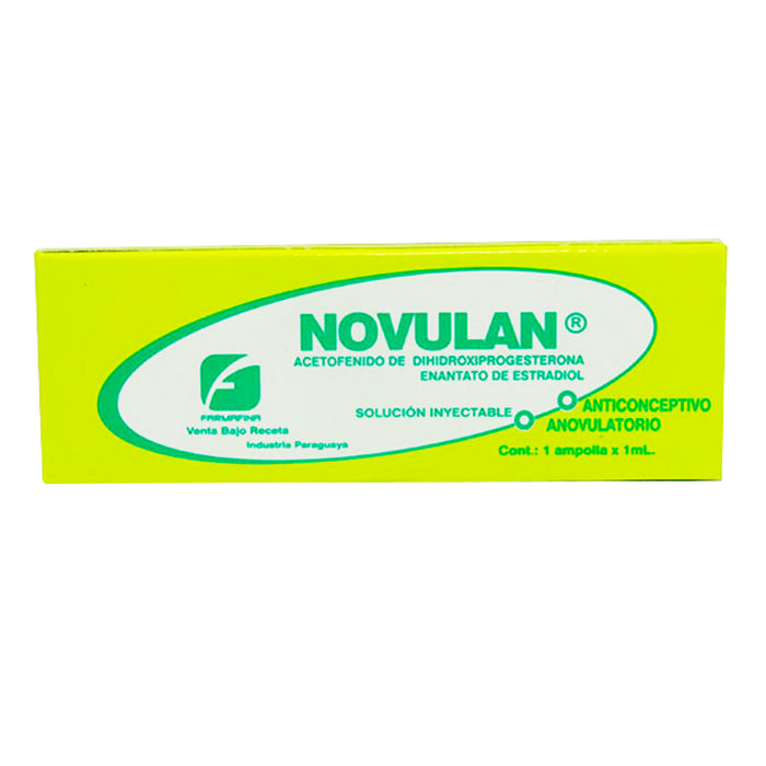 Novulan Dihidroxiprogesterona Algestona 150Mg Y Estradiol Enantato 10Mg Y 1ml X Ampolla