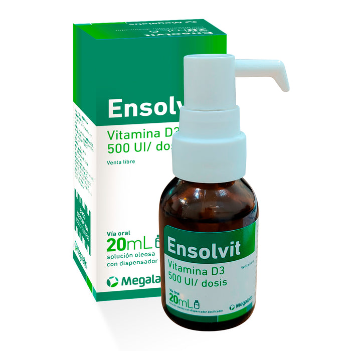 Ensolvit 500Ui Vitamina D3 X 20ml