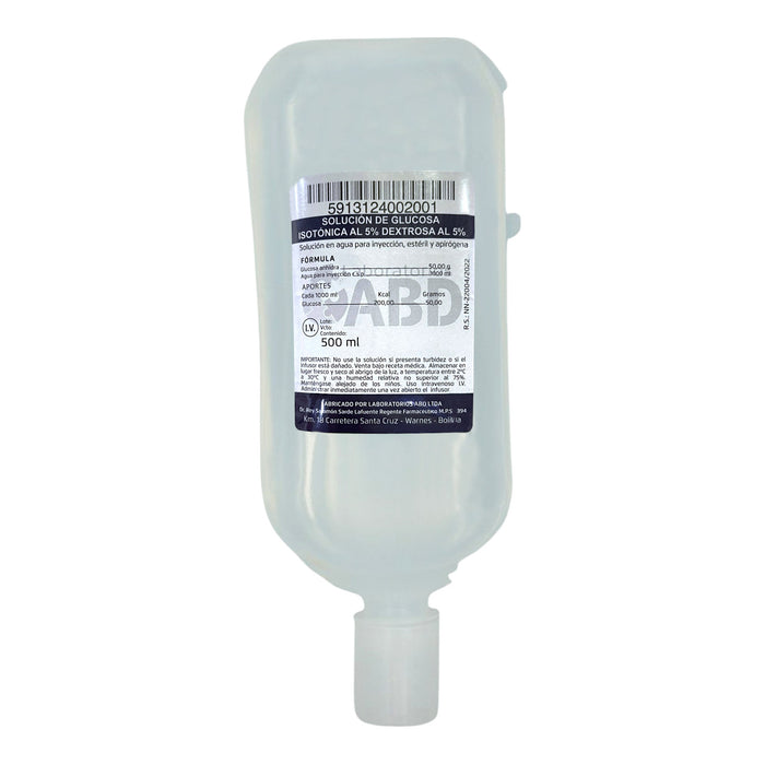 Glucosa 5% Abd Iv Envase X 500ml