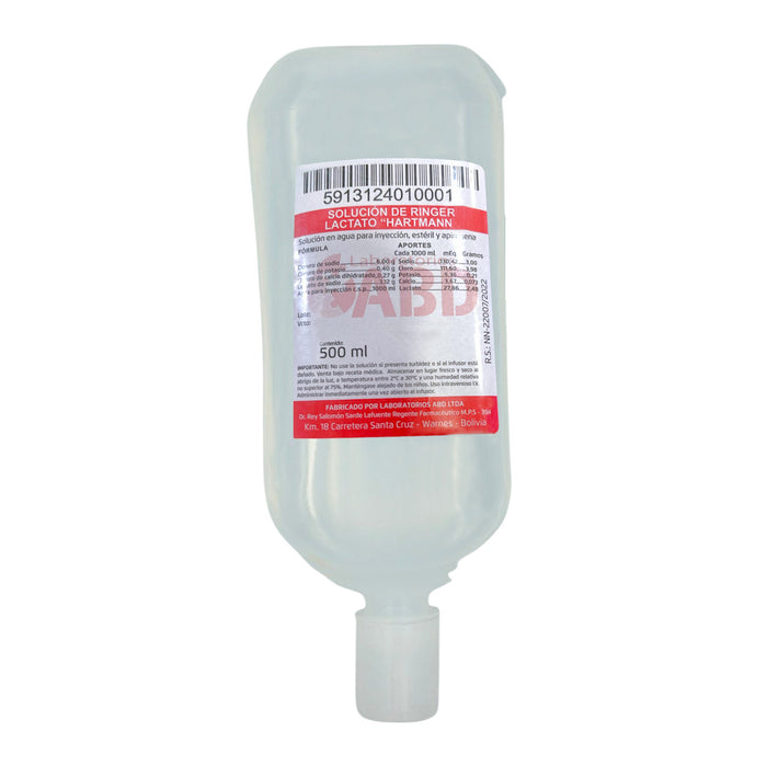 Ringer Lactato Abd Iv Env X 500ml