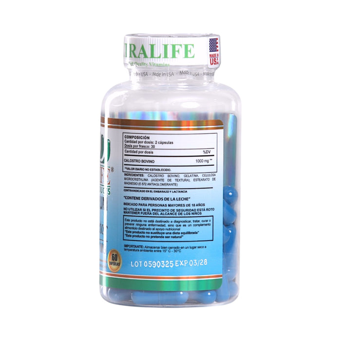 Suplemento Xtralife Colostrum 3 Factor 1000Mg X 60 Cápsulas