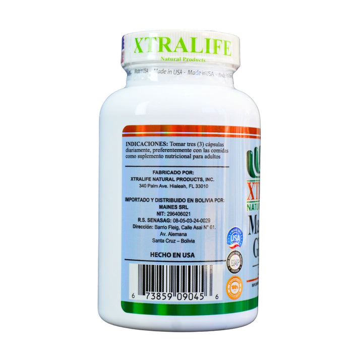 Glicinato De Magnesio 2500Mg Xtralife X 90 Cápsulas