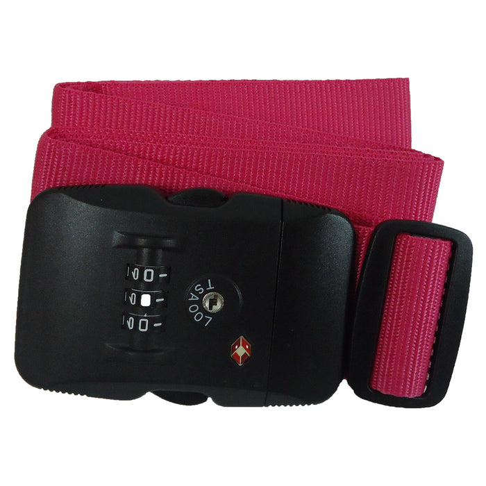Correa De 3 Diales P Equipaje Tsa Rojo - 810