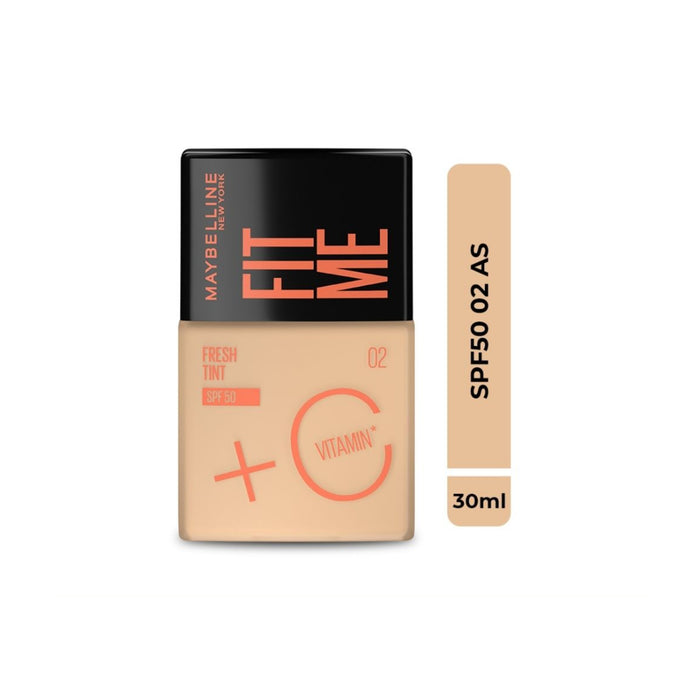 Base Maybelline Fit Me Fresh Tint Spf 50 - Tono 02 X 30Ml
