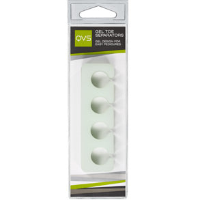 Separadores De Dedos Qvs Toe Separators Gel Morado