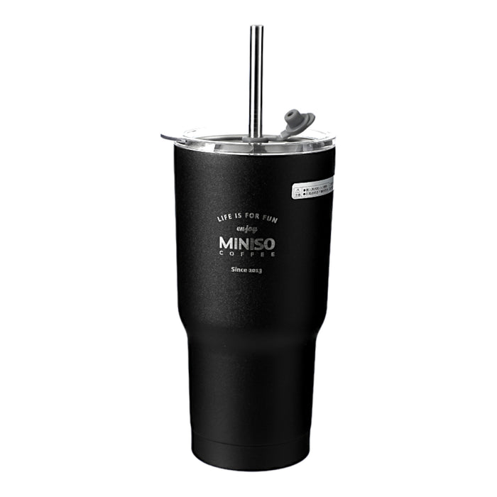 Miniso Classic Black & White Series Botella(Black)