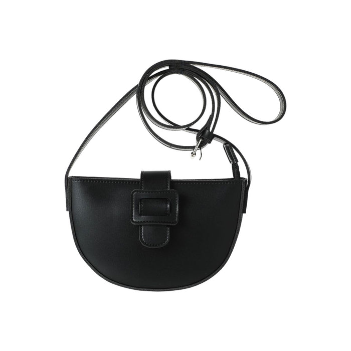 Miniso Fashion Half Round Bolso Bandolera(Black)