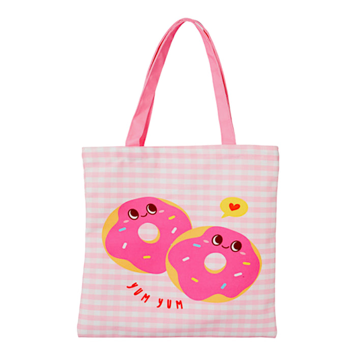 Miniso Happy Foods Collection Bolso De Compras Color Rosa