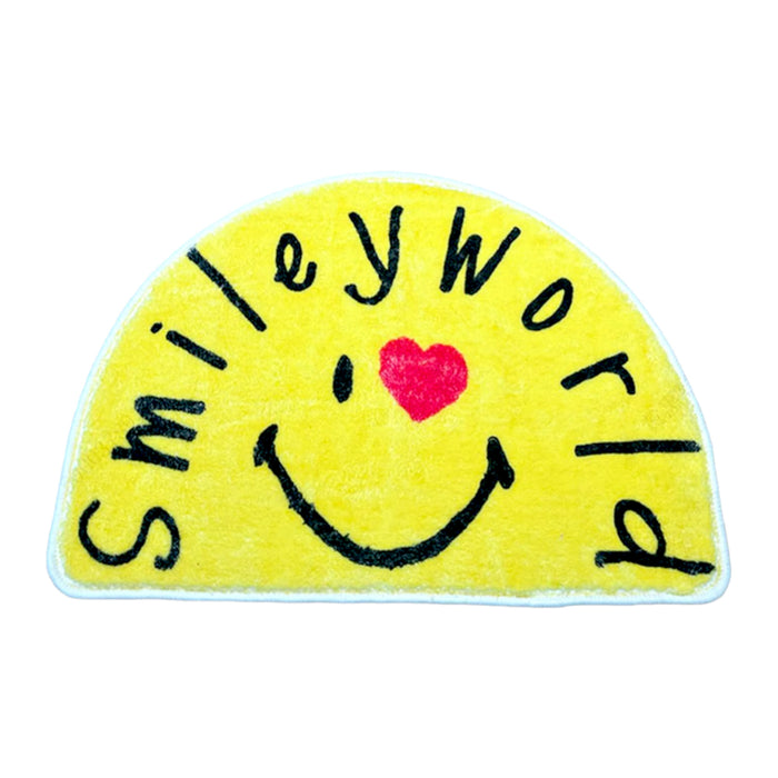 Miniso Smileyworld Collection Semicircle Alfombra(Yellow)