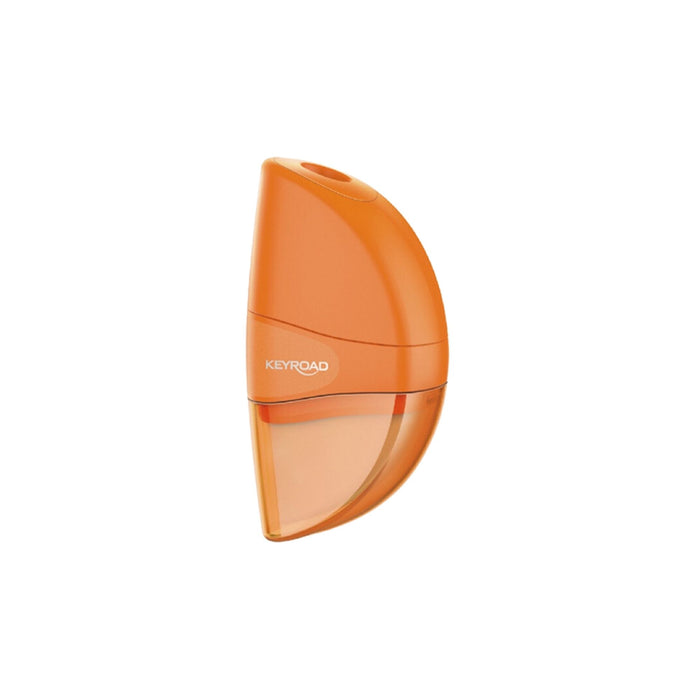 Sacapuntas Keyroad 1 Hueco Con Borrador Orange