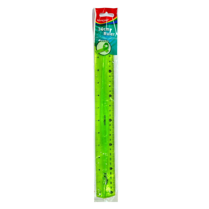 Regla Keyroad Plástica Flexible X 30Cm