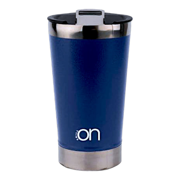 Chill-On Vaso 470Ml Tapa Cerveza Azul Marino