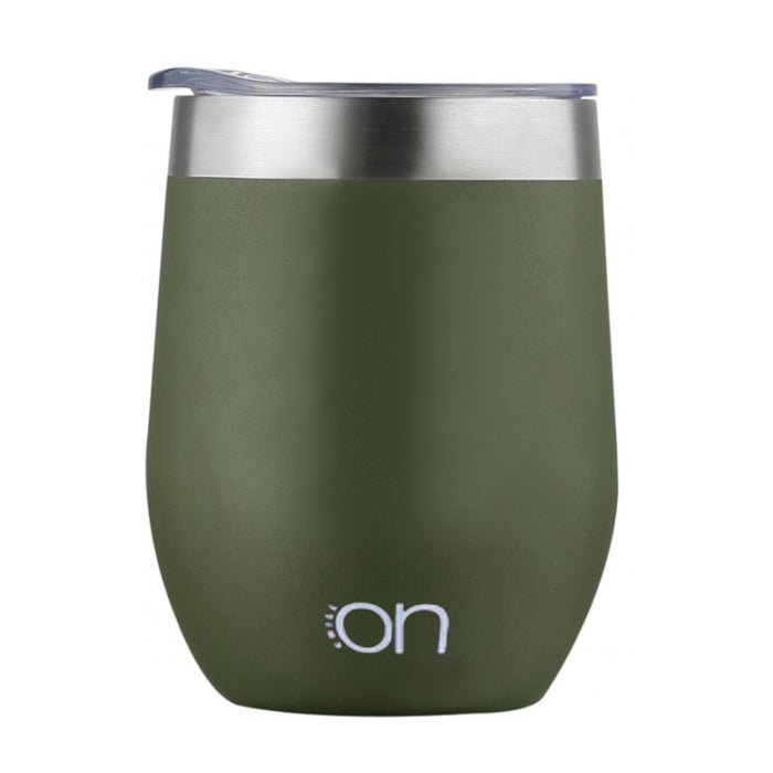 Vaso Chill-On Tapa Acrílica Presión 1 Verde X 350Ml
