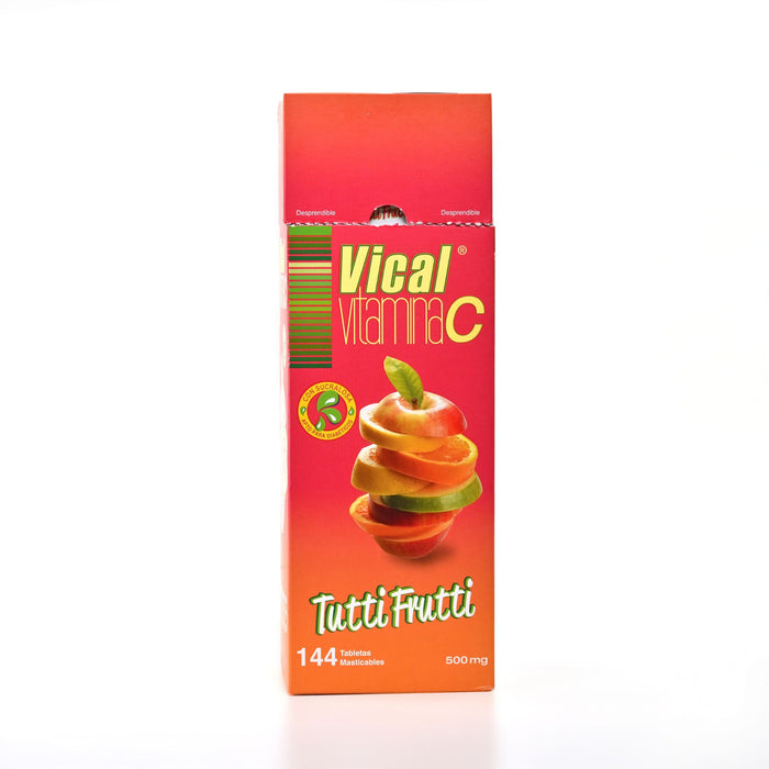 Vical 500Mg Vitamina C Sabor Tutti Frutti X Tableta Masticable