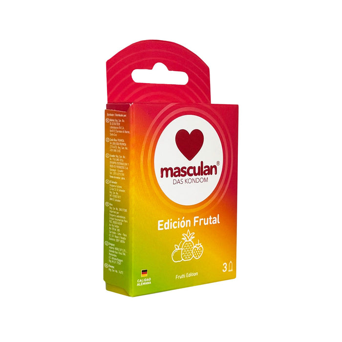 Preservativo Masculan Frutti Edition 3 Unidades X Caja