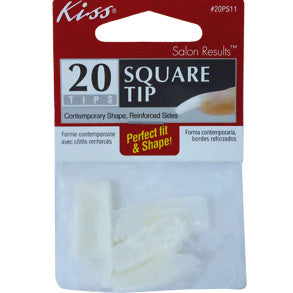 Uñas Postizas Kiss Square Tip X 20 Tips