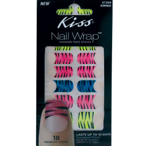 Stickers Para Uñas Kiss Nail Wrap Corset Sticks Surtido